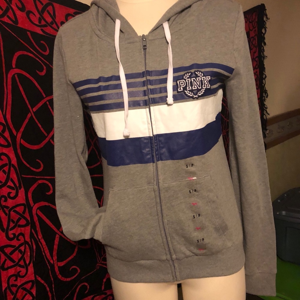 Pink zip up jacket